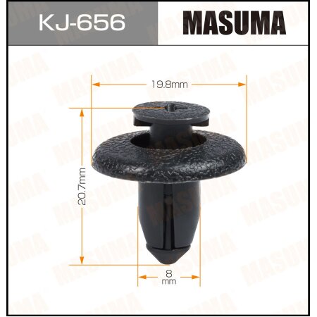 Клипса пластиковая Masuma, KJ-656