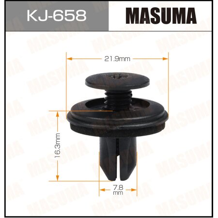 Клипса пластиковая Masuma, KJ-658