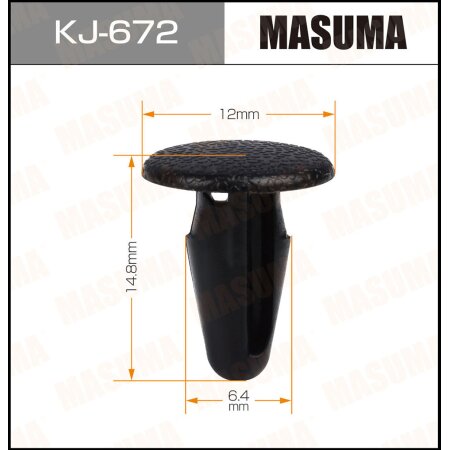 Клипса пластиковая Masuma, KJ-672