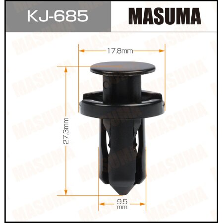 Клипса пластиковая Masuma, KJ-685