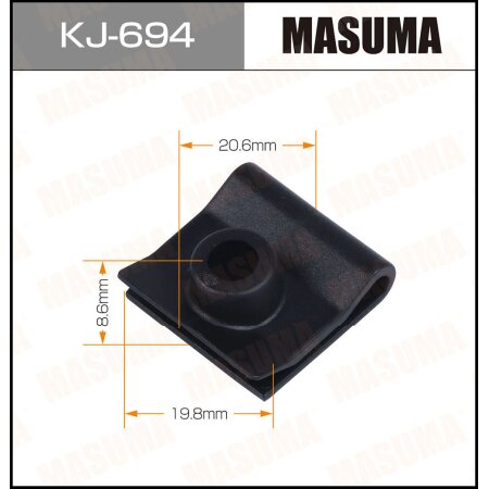 Клипса пластиковая Masuma, KJ-694