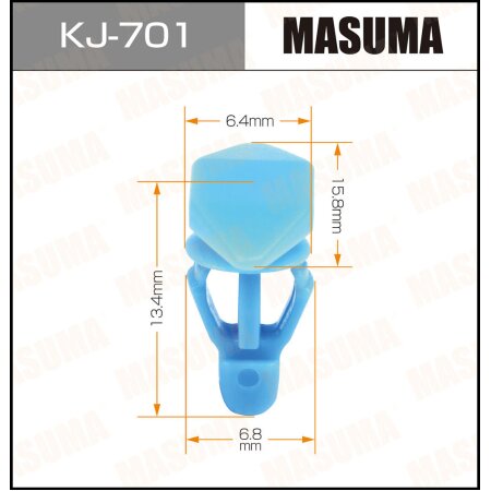 Клипса пластиковая Masuma, KJ-701