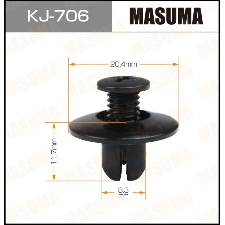 Клипса пластиковая Masuma, KJ-706