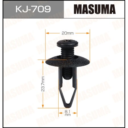 Клипса пластиковая Masuma, KJ-709