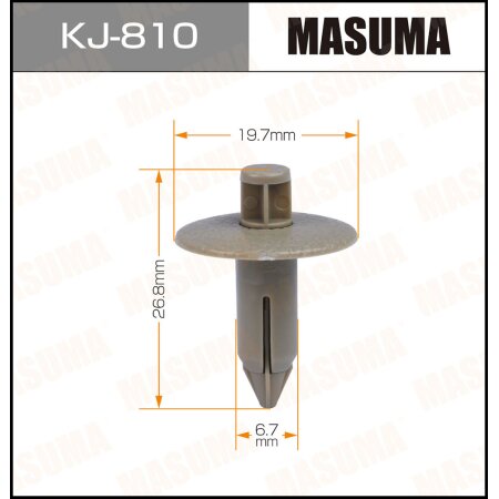 Клипса пластиковая Masuma, KJ-810