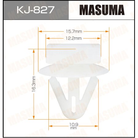 Клипса пластиковая Masuma, KJ-827