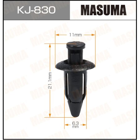 Клипса пластиковая Masuma, KJ-830