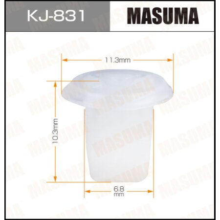 Retainer clip Masuma plastic, KJ-831