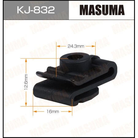 Клипса пластиковая Masuma, KJ-832