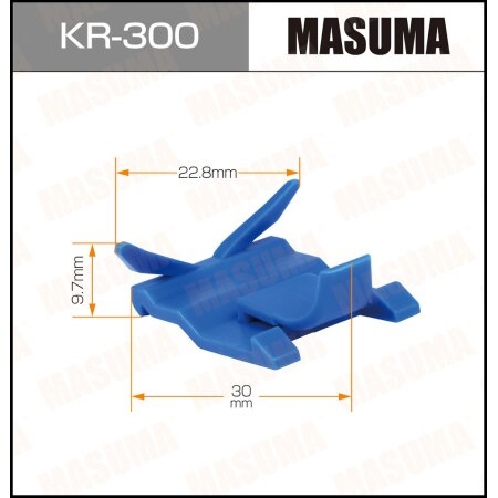 Клипса пластиковая Masuma, KR-300