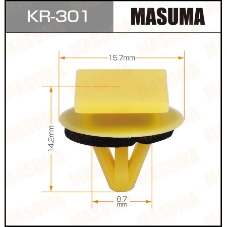 Клипса пластиковая Masuma, KR-301