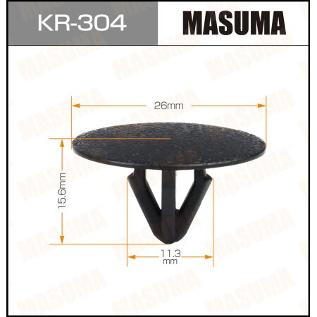 Клипса пластиковая Masuma, KR-304