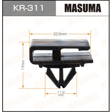 Клипса пластиковая Masuma, KR-311