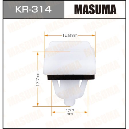 Клипса пластиковая Masuma, KR-314