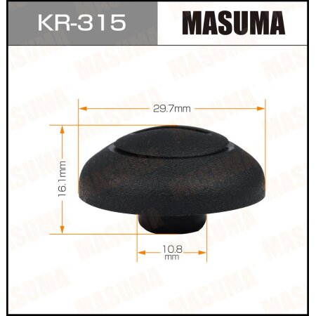 Клипса пластиковая Masuma, KR-315