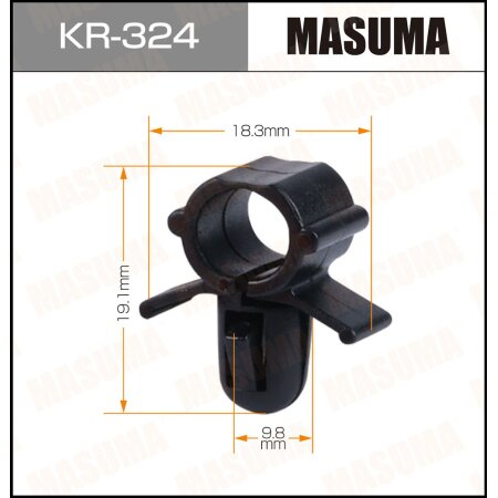 Клипса пластиковая Masuma, KR-324