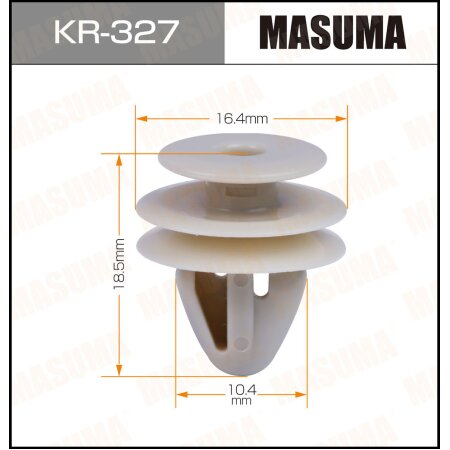 Клипса пластиковая Masuma, KR-327