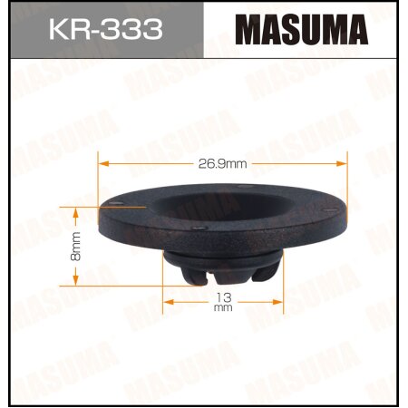 Клипса пластиковая Masuma, KR-333
