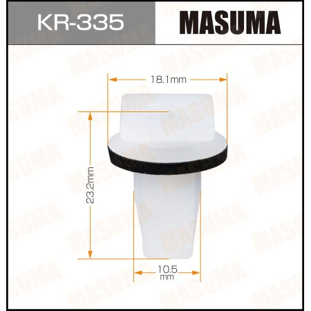 Клипса пластиковая Masuma, KR-335