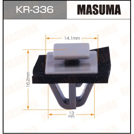 Клипса пластиковая Masuma, KR-336