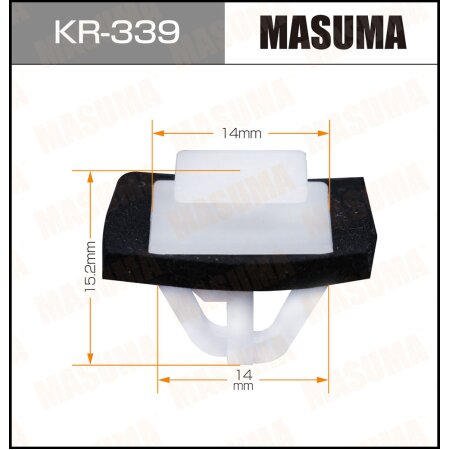 Клипса пластиковая Masuma, KR-339