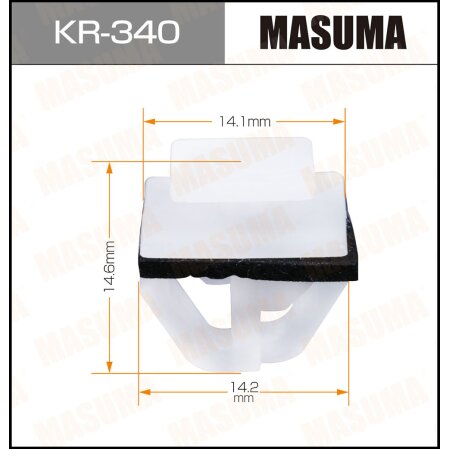 Клипса пластиковая Masuma, KR-340