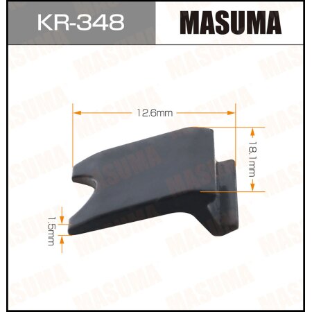 Клипса пластиковая Masuma, KR-348
