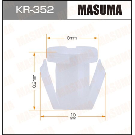 Клипса пластиковая Masuma, KR-352