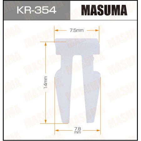 Клипса пластиковая Masuma, KR-354