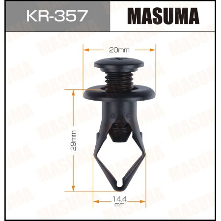 Клипса пластиковая Masuma, KR-357