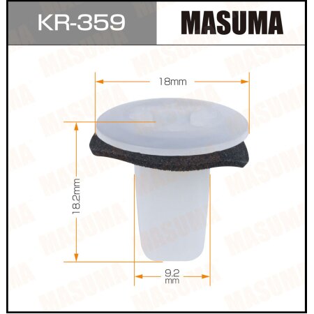Клипса пластиковая Masuma, KR-359