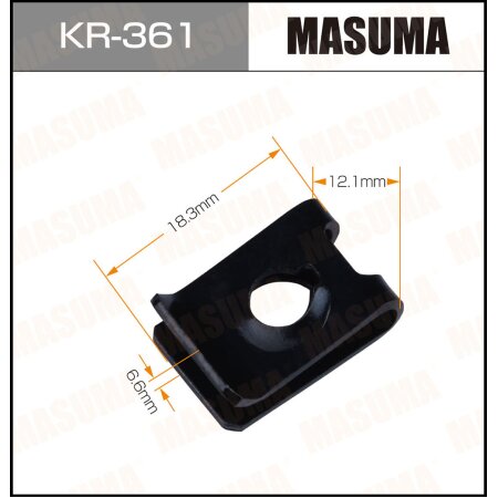 Клипса пластиковая Masuma, KR-361