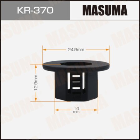 Клипса пластиковая Masuma, KR-370