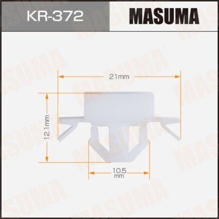 Клипса пластиковая Masuma, KR-372
