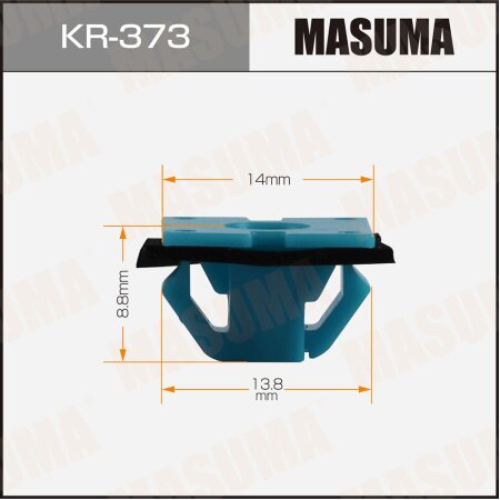 Клипса пластиковая Masuma, KR-373