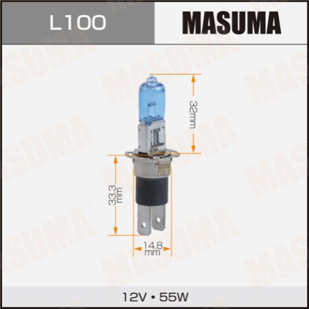 Лампа высокотемпературная BLUE SKYGLOW H3C 12v 55W (4200K), L100