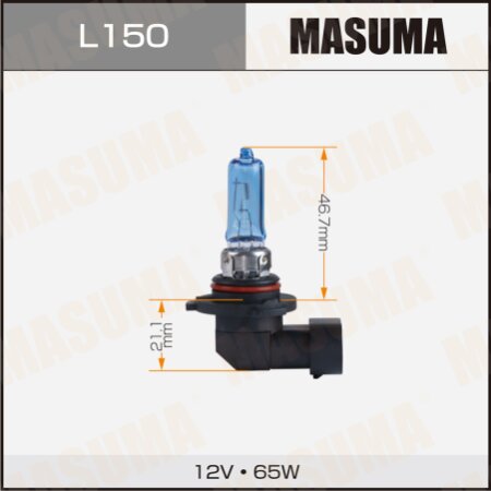 Лампа высокотемпературная Masuma BLUE SKYGLOW HB3 12v 65W (4200K), L150