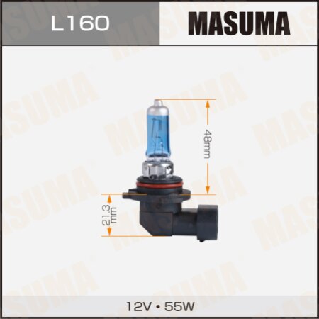Лампа высокотемпературная Masuma BLUE SKYGLOW HB4 12v 55W (4200K), L160