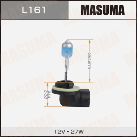 Лампа галогенная Masuma BLUE SUPER WHITE H27W/2 12V 27W, L161