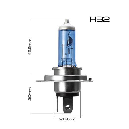 Лампа высокотемпературная Masuma BLUE SKYGLOW HB2 12v 60/55W (4200K), L186