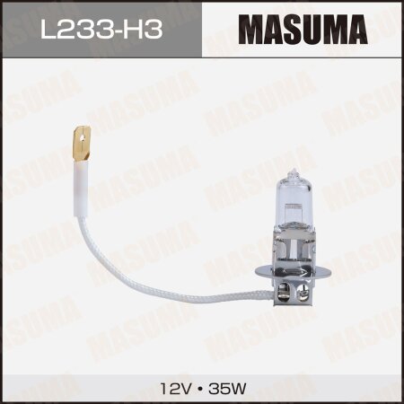 Лампа галогенная Masuma CLEARGLOW H3 12V 35W PK22s, L233