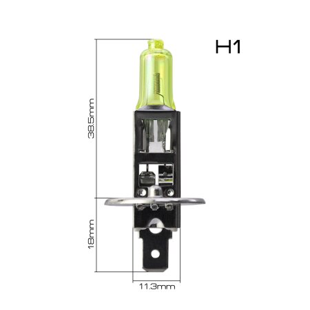Лампа галогенная Masuma YELLOW  H1 12V 55W (2800k), L310