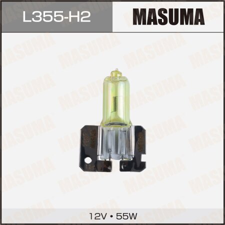 Лампа галогенная Masuma YELLOW H2 12v 55W (2800k), L355