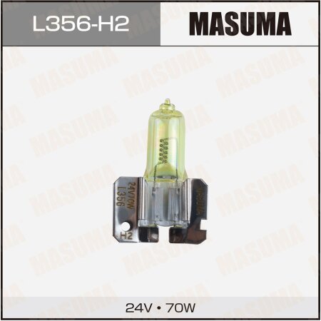 Лампа галогенная Masuma YELLOW H2 24v 70W (2800k), L356