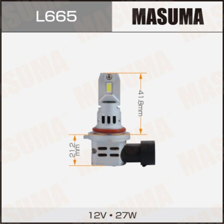 Лампы светодиодные Masuma LED HB4 18W 6000K 5200Lm P22d, L665