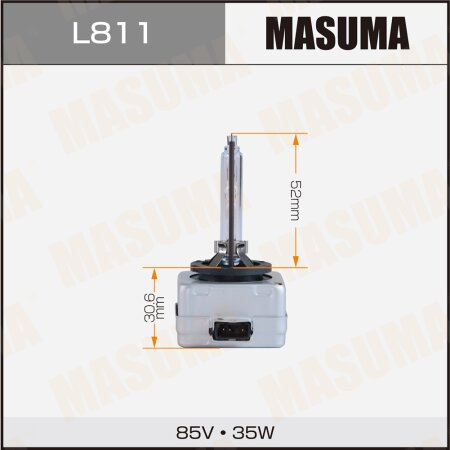 Лампа ксеноновая Masuma STANDARD GRADE D1S 42V 4300k 35W 3200Lm, L811