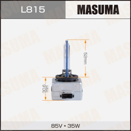 Лампа ксеноновая Masuma COOL WHITE GRADE D1S 85V 6000k 35W 3200Lm, L815