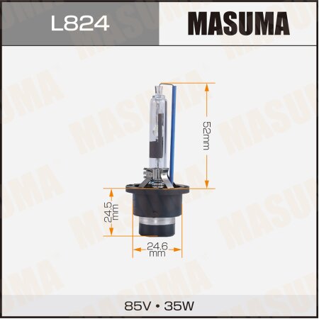 Лампа ксеноновая Masuma WHITE GRADE D2R 12V 5000k 35W 3800Lm, L824