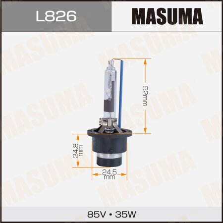 Лампа ксеноновая Masuma COOL WHITE GRADE D2R 12V 6000k 35W 3200Lm, L826