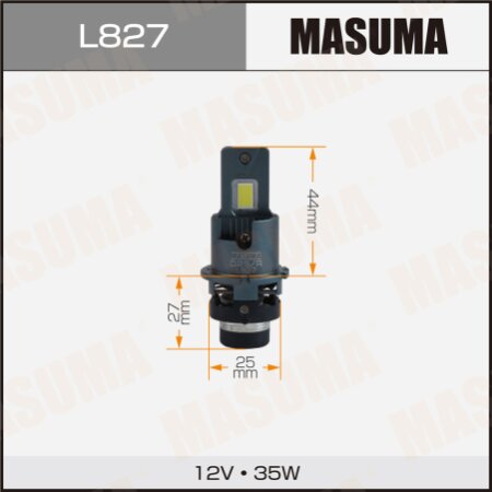 Лампы светодиодные Masuma LED D2S/R 35W 6000K 8600Lm, L827